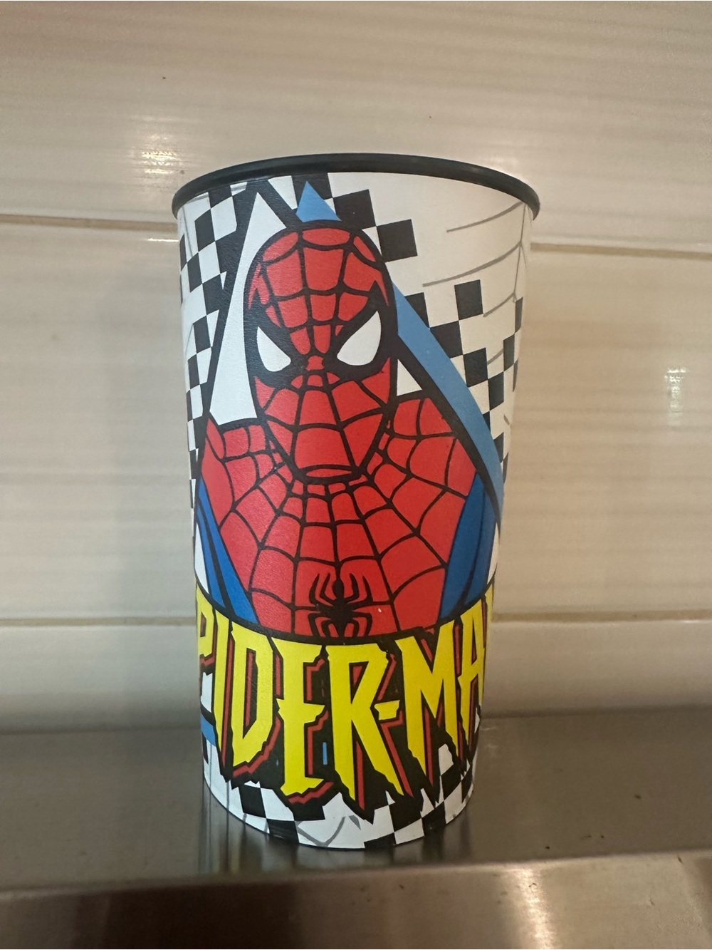 Spider-Man 1994 Animated Series 90s Plastic Drinking Cup Marvel Churchill